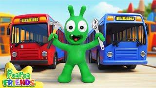 Pea Pea Bus Repair Challenge - Fun and Learning for Kids - Adventure for kids