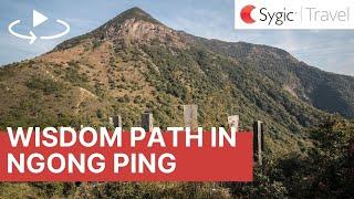 360 video: Wisdom Path in Ngong Ping, Hong Kong, China