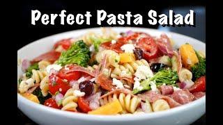 How To Make Pasta Salad | Pasta Salad w/ Homemade Dressing Recipe #Mrmakeithappen #pastasalad