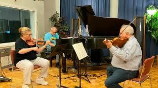 Sunflower Music Festival 6-20-2024 B Charles and Rachel Stegeman Telemann Music for 2 Violins Part 2