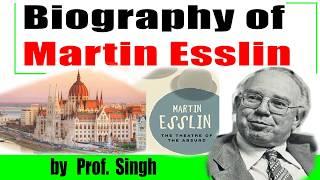 Martin Esslin Biography | Theatre of the Absurd  | #MartinEsslin