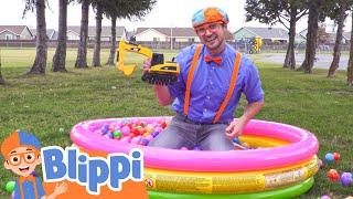 Renk Topları ve Makinelerle Renkleri Öğren! | Blippi Türkçe - Çocuklar için Eğitici Videolar