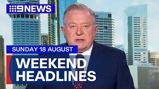 Coalition’s details over humanitarian Gaza arrivals; Sydney Metro final touches | 9 News Australia