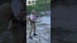 Firing a Type 38 Rifle with Imperial Japanese Army Early Pacific Theater Uniform & Equipment