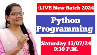 Python Programming For Beginners Class 1 | BTech BCA MCA MSc CS