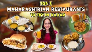 Best Maharashtrian Food in Dadar | Varan Bhat, Ambe Dal, Kairi Panhe, Vada Pav and more