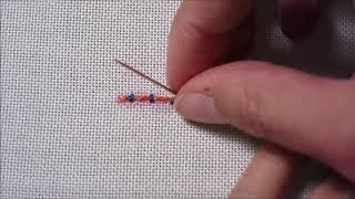 Anlegetechnik Stick-Stich Tutorial