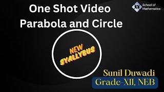One shot video of Circle and Parabola  || Sure Sure Question || NEB Class 12