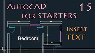 AutoCAD 2D - Insert TEXT