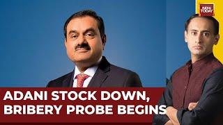 Adani Group Stocks Fall, Bribery Probe In Andhra Pradesh, Sri Lanka Reviews Adani | India Today