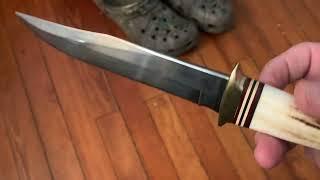 Handmade hunting knife