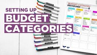 CREATING BUDGET CATEGORIES | Budget Tips