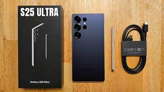 Samsung S25 Ultra UNBOXING (Titanium Black) Galaxy