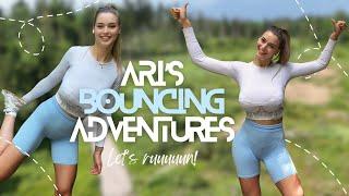 4K view lia Bouncing Adventures | FIRST Run With Me | 2024