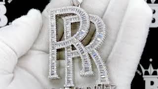 Road Runner Baguette CZ Hip Hop Bling Pendant | Iced out