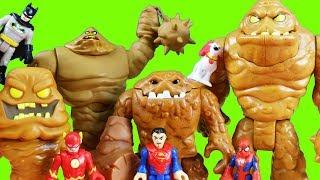 The Flash & Superman Stop Clayface | Superhero Adventure