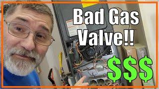 It's cold INSIDE! | DIY gas valve change | Can I fix the furnace myself?! #diy #hvac