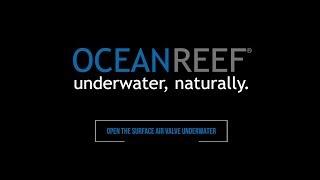 OCEAN REEF - Official IDM Training - Opening Surface Air Valve Underwater