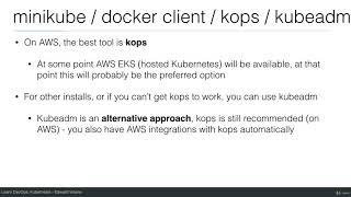 Minikube vs Docker Client vs Kops vs Kubeadm - DevOps Tutorial