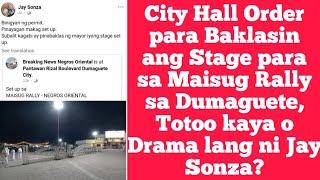 Duterte/DDS Iyak: Dumaguete Mayor Pinabaklas Stage ng Maisug Rally? Maisug Rally, Nausug? Anyare?