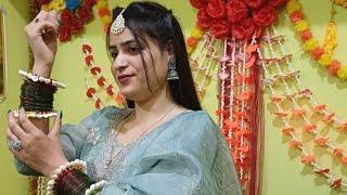 Kajal and Brijesh haldi and bengl ceremony  marriage vlog️ bhaderwahi dance video  part 1