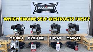 Which Engine Self-Destructs First? Prolube, Lucas, Marvel, or Mobil 1?