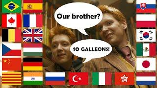 "I'M YOUR BROTHER" – "10 GALLEONS" in different languages