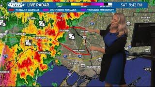 Weather Impact Alert: Tornado Warning, Tornado Watch  in Southeast Louisiana