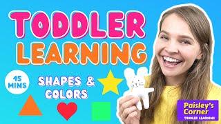 Toddler Learning Video - Learn Shapes and Colors for Toddlers | Learn Shapes for Kids | Kids Videos