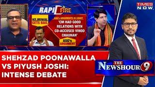 Shehzad Poonawalla Vs Piyush Joshi: Intense Debate On Times Now Over Stay On Arvind Kejriwal's Bail