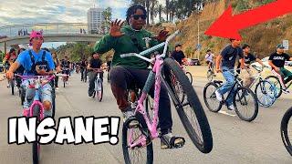 LOS ANGELES BIGGEST RIDEOUT! (GTA V IRL)