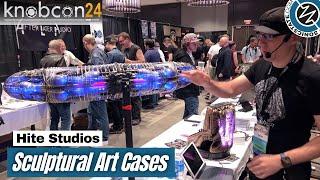 Knobcon 24: Wild custom Art Eurorack & Elektron cases from Hite Studios