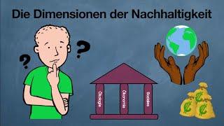 Die Dimensionen der Nachhaltigkeit