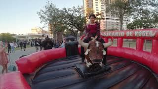 this is how you ride a mechanical bull, SDR show at midtown park