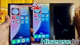 How to Connect iPhone to Hisense Vidaa Smart TV | Mirror iPhone Screen to TV