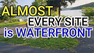 Mill Creek Army Corp of Engineers Park | Most sites are waterfront. #happy #foryou