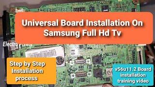 Lcd Tv Samsung 32 inch full Hd Tv Universal Board Installation||Step By Step Process||Full Tutorial.