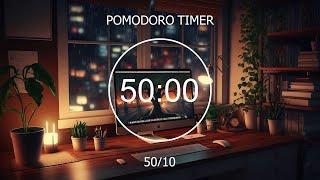 50/10 Pomodoro Timer  Lofi Hip Hop Mix | Relaxing Music ~ beats to relax / study / chill out