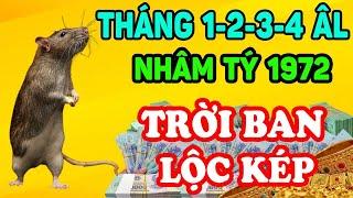 Tử Vi 4 Tháng Đầu 2024: Nhâm Tý 1972 TRỜI BAN LỘC KÉP, Làm Đến Đâu Tiền Tỷ Về Đến Đấy | LPTV