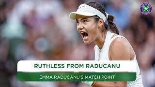 Emma Raducanu | Winning moment | Third round | Wimbledon 2024