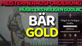 Assassins Creed Valhalla Hügel des heiligen Gudlac Gold Bären Meisterherausforderung Bär Prüfung