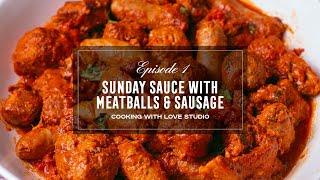 Antoinette's Kitchen: Episode 1 | Sunday Sauce with Meatballs & Sausage