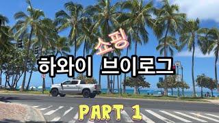 하와이 브이로그 파트 1 | 오아후 와이키키 여행 + 쇼핑  + 샤넬 언박싱