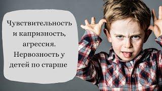 Чувствительность и капризность, агрессия. Нервозность у детей по старше