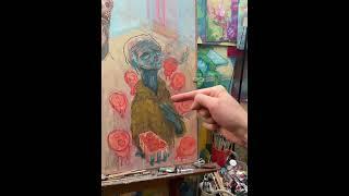 More surrealist painting process #surreal #surrealism #dreampainting