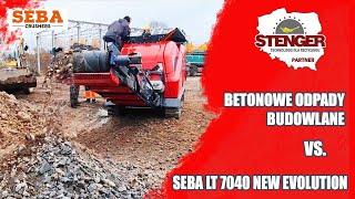 Kruszarka SEBA LT 70-40 New Evo. Kruszenie betonu - Głowno S.Kret