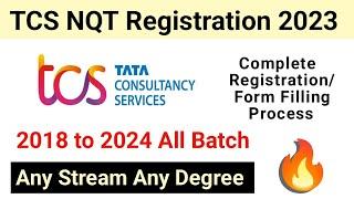 TCS NQT Registration Start | 2018 to 2024 All are Eligible | Any Stream Any Degree | #tcsnqt2033