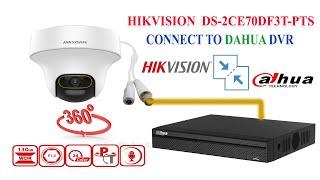 Hikvision  DS-2CE70DF3T-PTS camera connect with Dahua DVR/XVR and operate Pan & Tilt feature