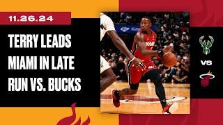 Terry Lights Up Bucks In 4th Quarter Run  | Milwaukee Bucks vs. Miami HEAT | November 26, 2024