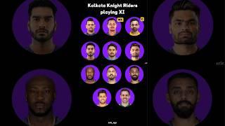 kkr playing 11 ipl 2025  Kolkata knight riders best playing XI for ipl 2k25 #kkr